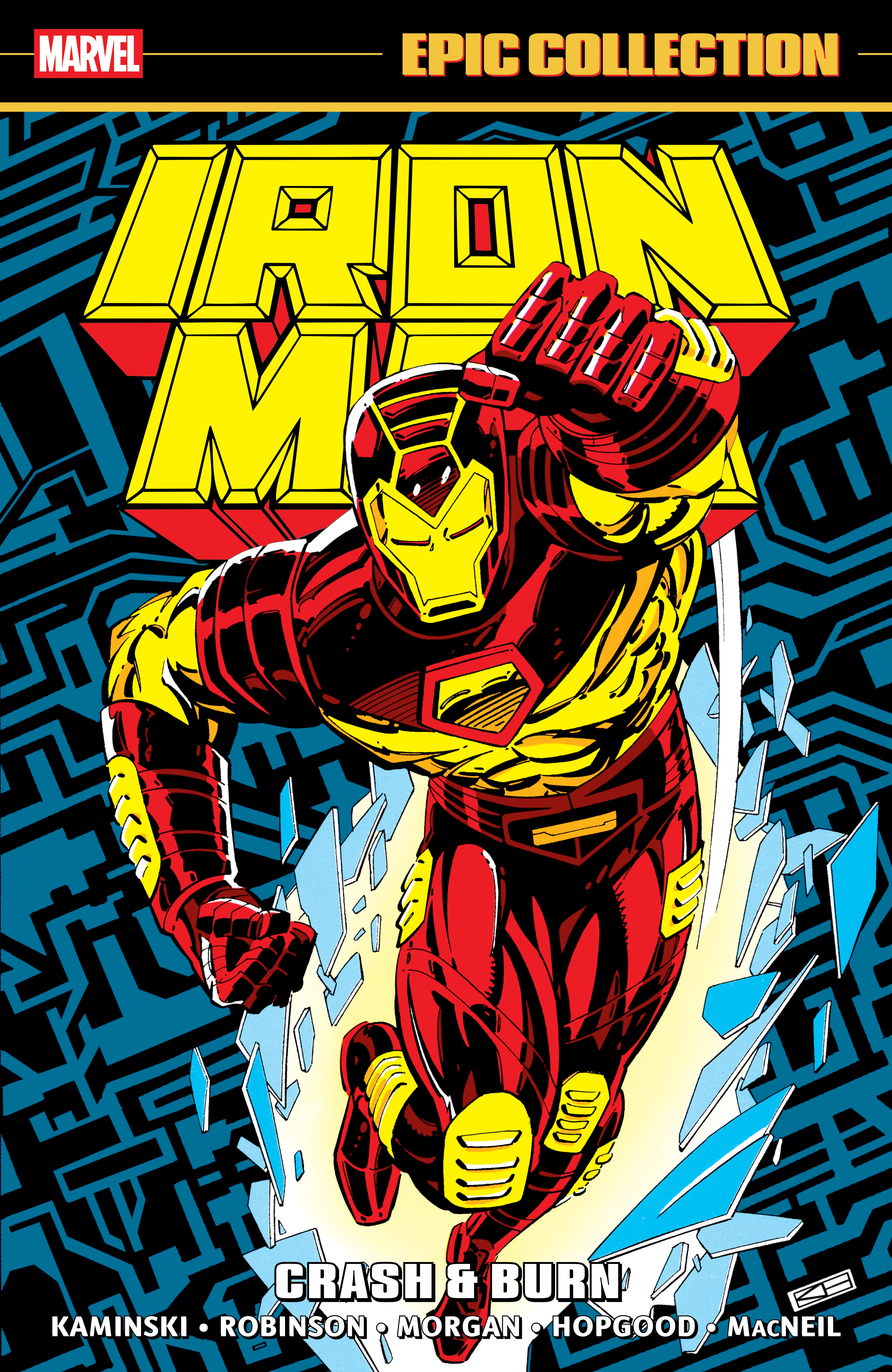 Iron Man Epic Collection: Crash & Burn (Marvel, 2026 — Cover A) cover
